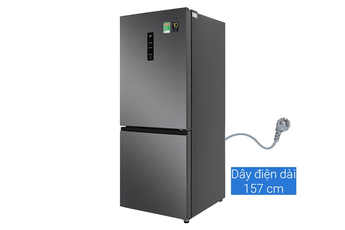 Tủ lạnh Aqua Inverter 260 Lít AQR-B306MA(HB) Màu Xám