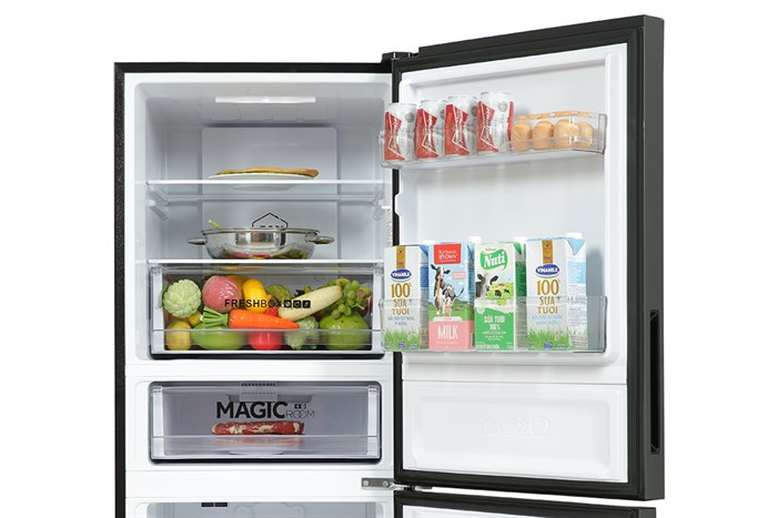 Tủ lạnh Aqua Inverter 260 Lít AQR-B306MA(HB) Màu Xám