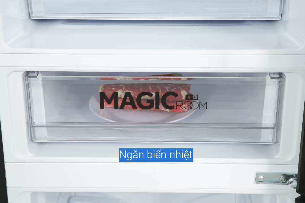 Tủ lạnh Aqua Inverter 260 Lít AQR-B306MA(HB) Màu Xám