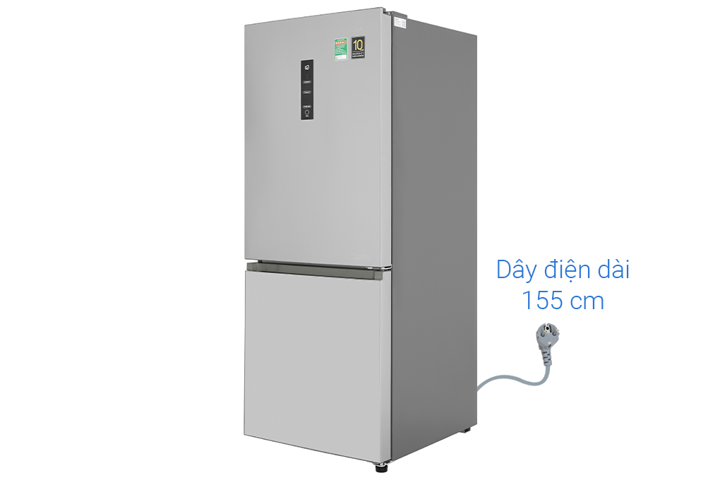 Tủ lạnh Aqua Inverter 260 lít AQR-I298EB SW Màu Bạc