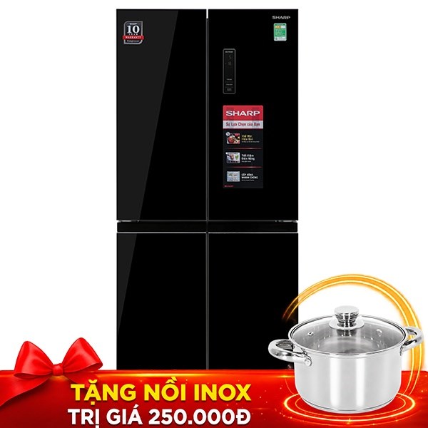Sharp Inverter 362 lít SJ-FX420VG-BK