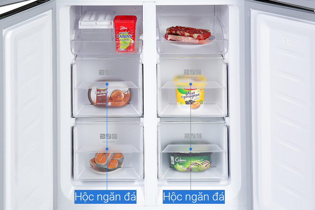 Tủ lạnh Sharp Inverter 362 lít Multi Door SJ-FX420VG-BK Màu Đen