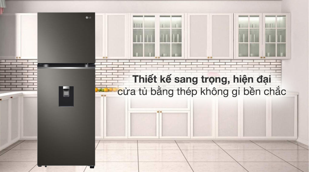 Tủ lạnh LG Inverter 264 Lít GV-D262BL - Tổng quan thiết kế