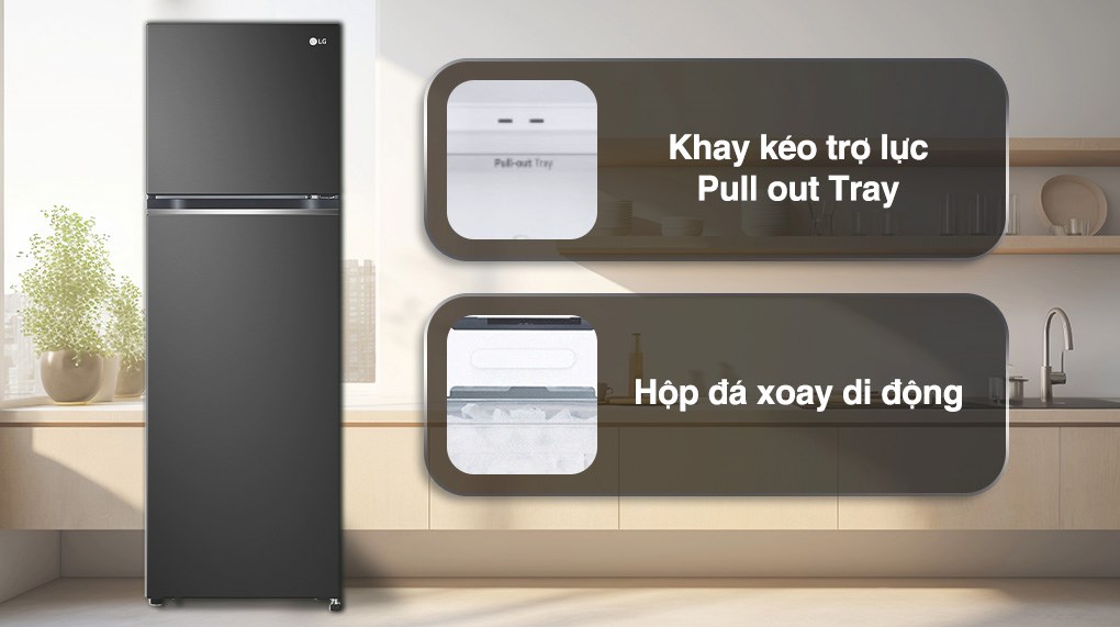 Tủ lạnh LG Inverter 266 lít GV-B262WB