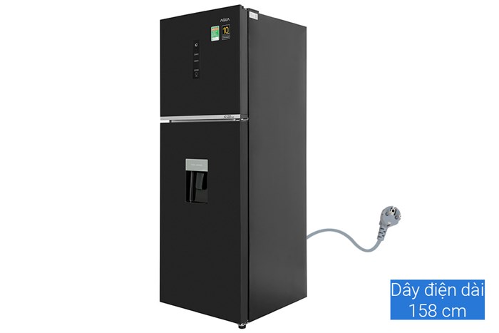 Tủ lạnh Aqua Inverter 318 lít AQR-T369FA(WBS) Màu Đen