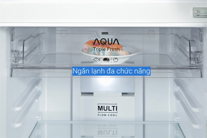 Tủ lạnh Aqua Inverter 318 lít AQR-T369FA(WBS) Màu Đen