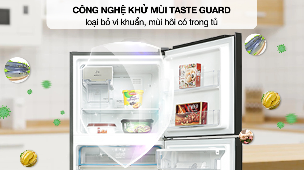 Tủ lạnh Electrolux Inverter 312 Lít ETB3460K-H - Công nghệ kháng khuẩn