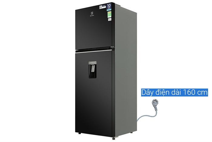 Tủ lạnh Electrolux Inverter 312 Lít ETB3460K-H Màu Đen