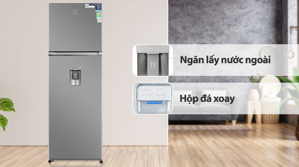 Tủ lạnh Electrolux Inverter 341 Lít ETB3740K-A - Tiện ích