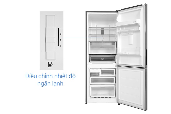 Tủ lạnh Electrolux Inverter 308 Lít EBB3442K-A Màu Bạc