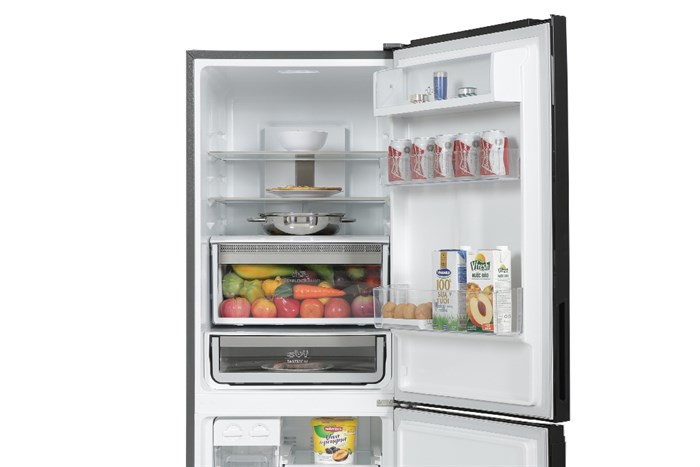 Tủ lạnh Electrolux Inverter 308 Lít EBB3402K-H Màu Đen