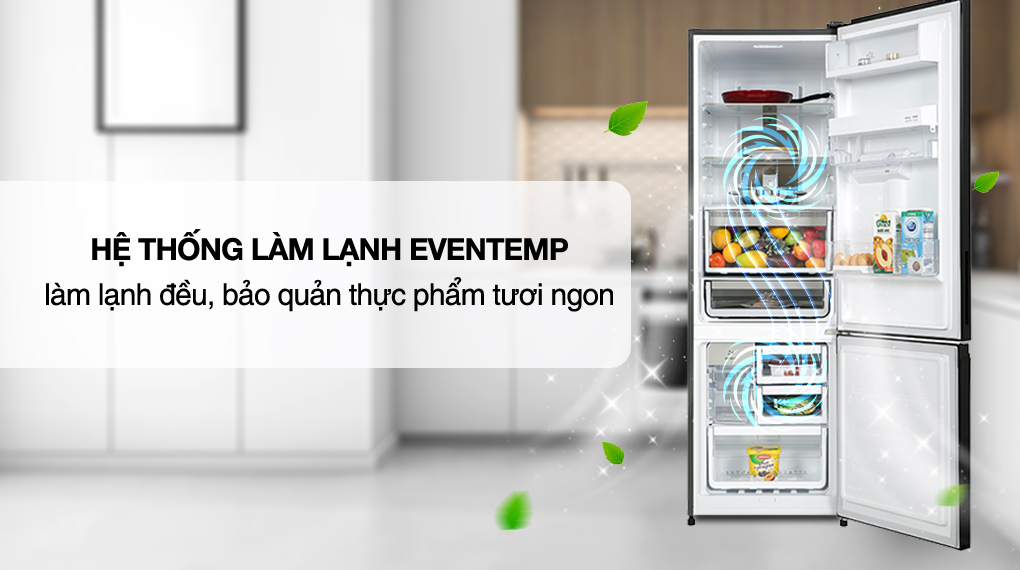 Tủ lạnh Electrolux Inverter 335 Lít EBB3762K-H - Công nghệ làm lạnh