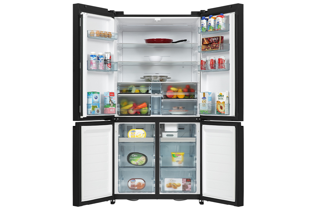 Tủ lạnh Hitachi Inverter 569 lít Multi Door R-WB640PGV1 GCK Màu Đen