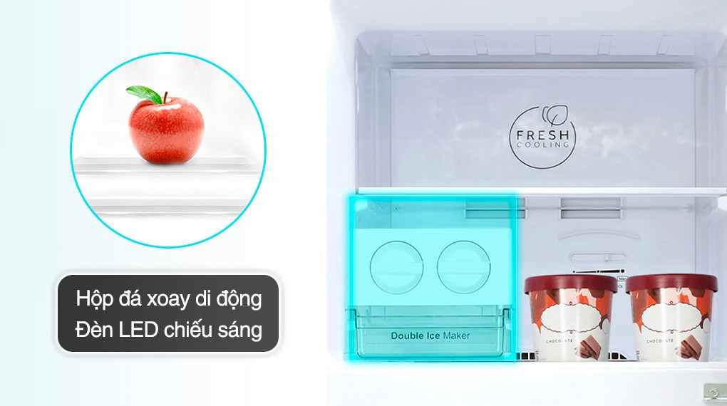 Tủ lạnh Aqua Inverter 357 lít AQR-T376FA(FB)