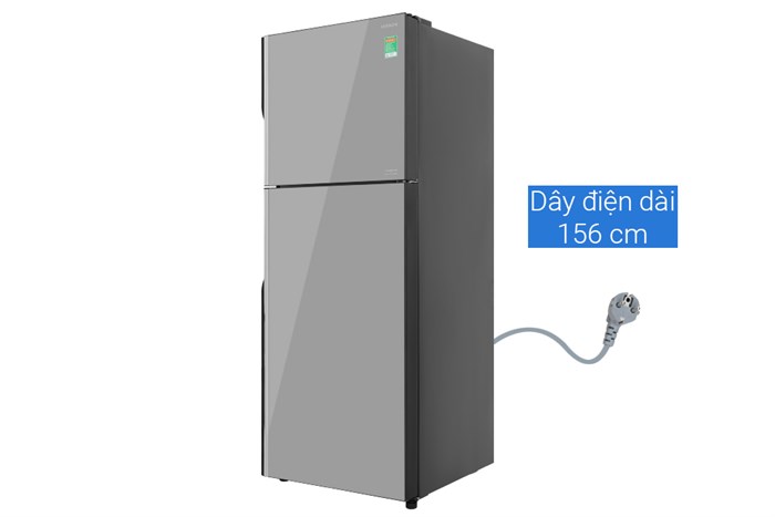 Tủ lạnh Hitachi Inverter 366 lít R-FVX480PGV9 MIR Màu Trắng - Bạc