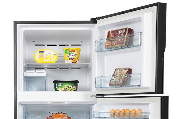 Tủ lạnh Hitachi Inverter 366 lít R-FVX480PGV9 MIR Màu Trắng - Bạc