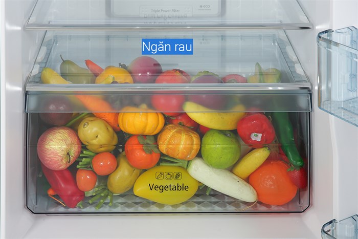 Tủ lạnh Hitachi Inverter 366 lít R-FVX480PGV9 MIR Màu Trắng - Bạc