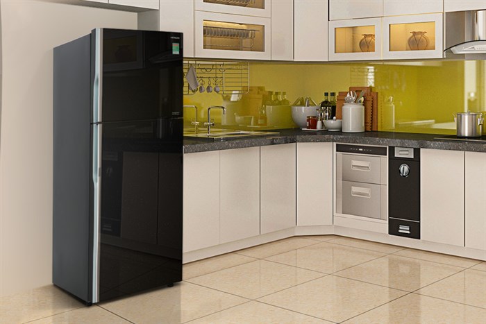 Tủ lạnh Hitachi Inverter 366 lít R-FVX480PGV9 GBK Màu Đen