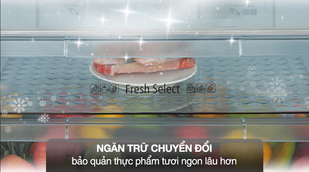 Tủ lạnh Hitachi Inverter 540 lít Multi Door R-FW690PGV7 GBK