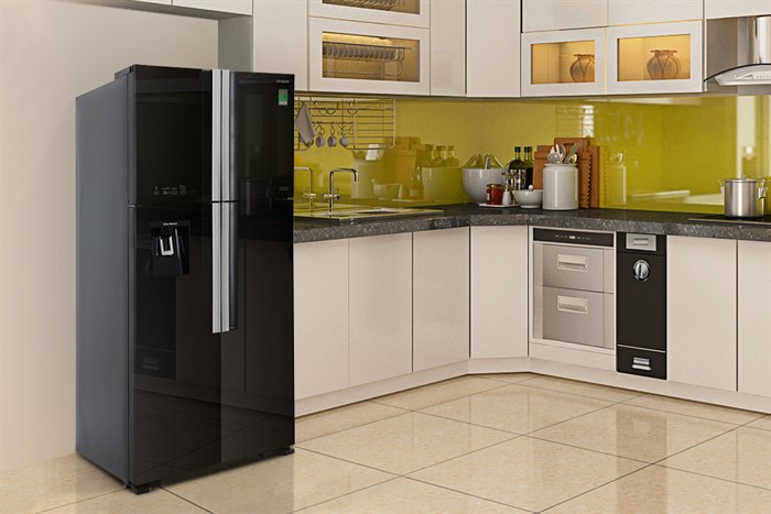 Tủ lạnh Hitachi Inverter 540 lít Multi Door R-FW690PGV7 GBK Màu Đen
