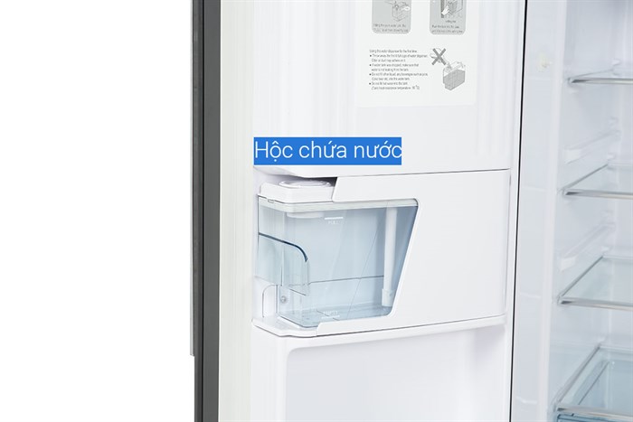 Tủ lạnh Hitachi Inverter 540 lít Multi Door R-FW690PGV7 GBK Màu Đen