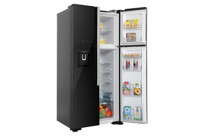 Tủ lạnh Hitachi Inverter 540 lít Multi Door R-FW690PGV7 GBK Màu Đen