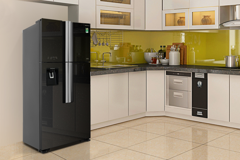Tủ lạnh Hitachi Inverter 540 lít Multi Door R-FW690PGV7X GBK Màu Đen