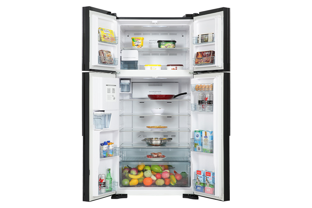 Tủ lạnh Hitachi Inverter 540 lít Multi Door R-FW690PGV7X GBK Màu Đen