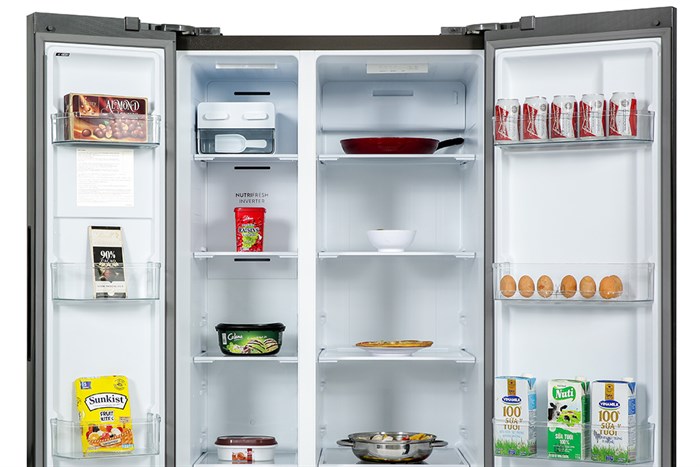 Tủ lạnh Electrolux Inverter 624 Lít ESE6600A-AVN Màu Xám