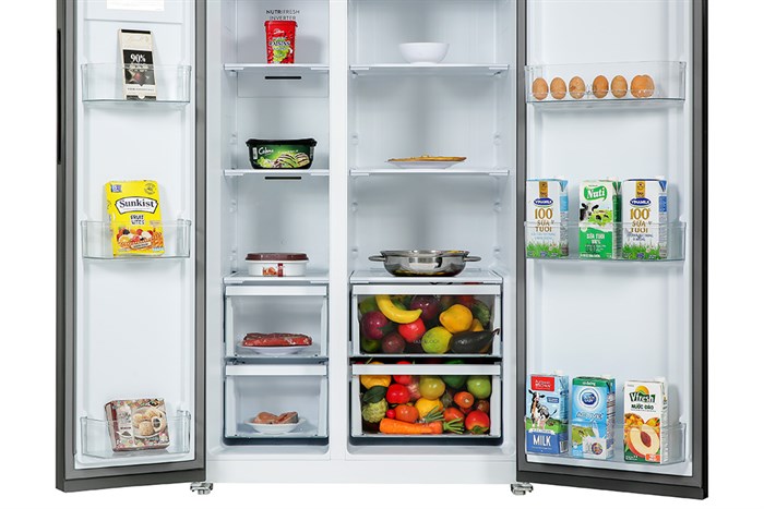 Tủ lạnh Electrolux Inverter 624 Lít ESE6600A-AVN Màu Xám