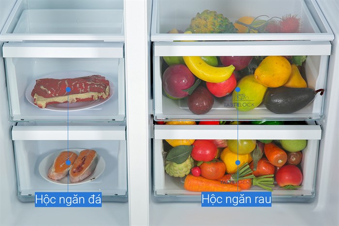 Tủ lạnh Electrolux Inverter 624 Lít ESE6600A-AVN Màu Xám