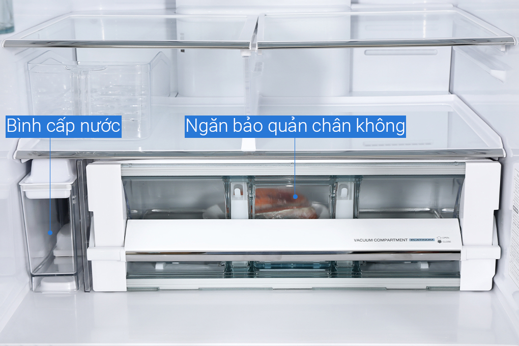 Tủ lạnh Hitachi Inverter 540 lít Multi Door R-HW540RV(X) Màu Trắng