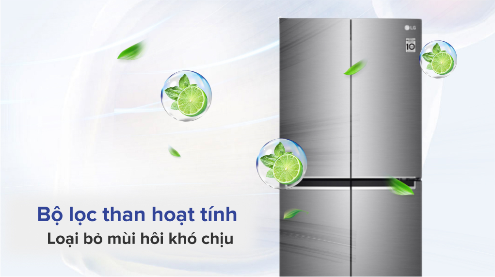 Tủ lạnh LG Inverter 530 lít GR-B53PS - Công nghệ kháng khuẩn khử mùi