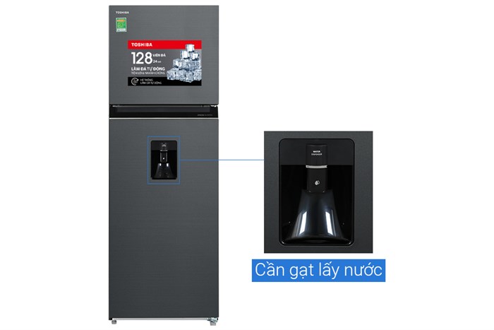 Tủ lạnh Toshiba Inverter 336 lít GR-RT435WEA-PMV(06)-MG Màu Đen - Xám
