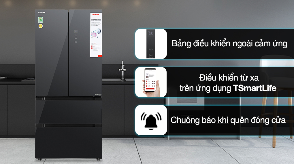 Tủ lạnh Toshiba Inverter 515 lít GR-RF669WI-PGV(A9)-BG - Tiện ích