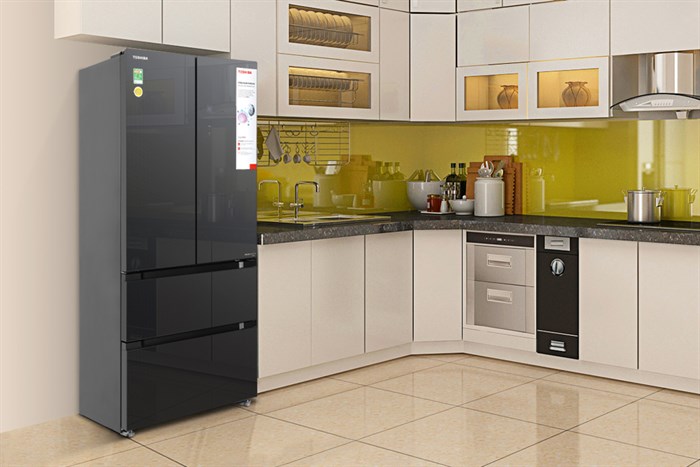 Tủ lạnh Toshiba Inverter 515 lít Multi Door GR-RF669WI-PGV(A9)-BG Màu Xám đậm