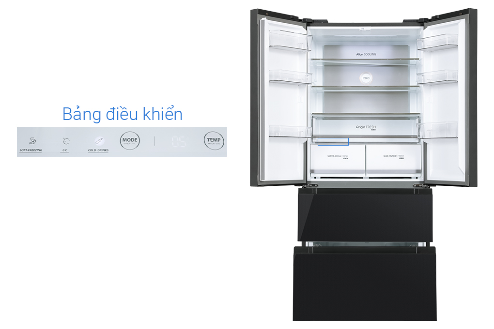 Tủ lạnh Toshiba Inverter 515 lít Multi Door GR-RF669WI-PGV(A9)-BG Màu Xám đậm