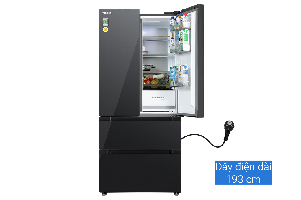 Tủ lạnh Toshiba Inverter 515 lít Multi Door GR-RF669WI-PGV(A9)-BG Màu Xám đậm