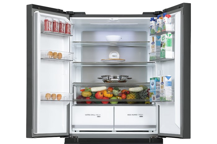 Tủ lạnh Toshiba Inverter 515 lít Multi Door GR-RF669WI-PGV(A9)-BG Màu Xám đậm