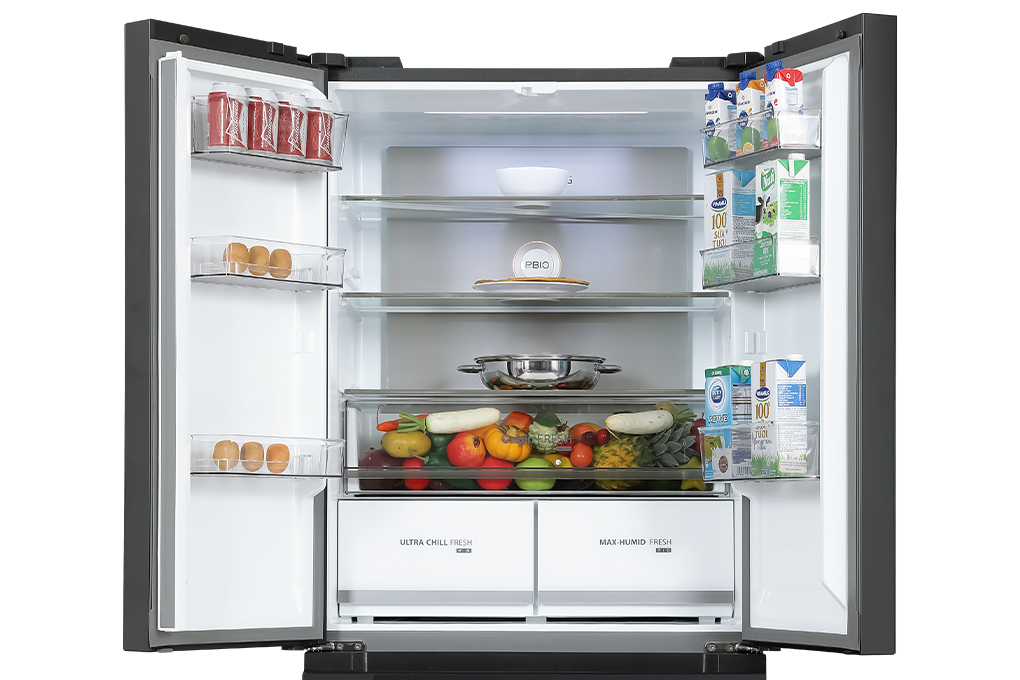 Tủ lạnh Toshiba Inverter 515 lít Multi Door GR-RF669WI-PGV(A9)-BG Màu Xám đậm