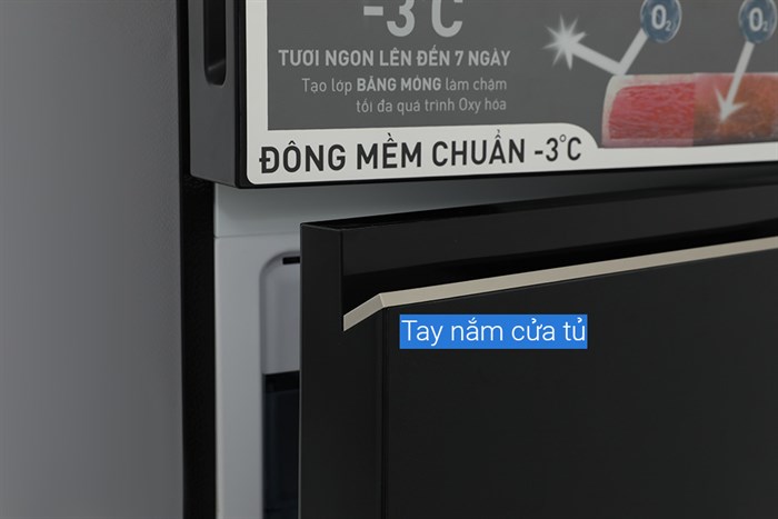 Tủ lạnh Panasonic Inverter 300 lít NR-BV331WGKV Màu Đen