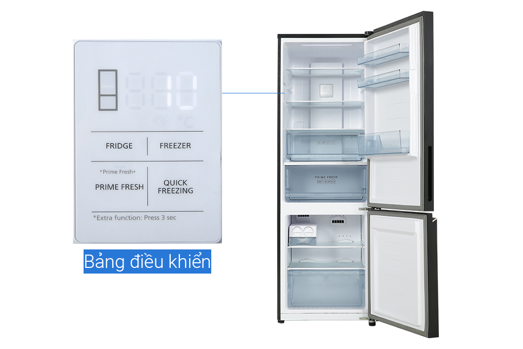 Tủ lạnh Panasonic Inverter 325 lít NR-BC361VGMV Màu Đen