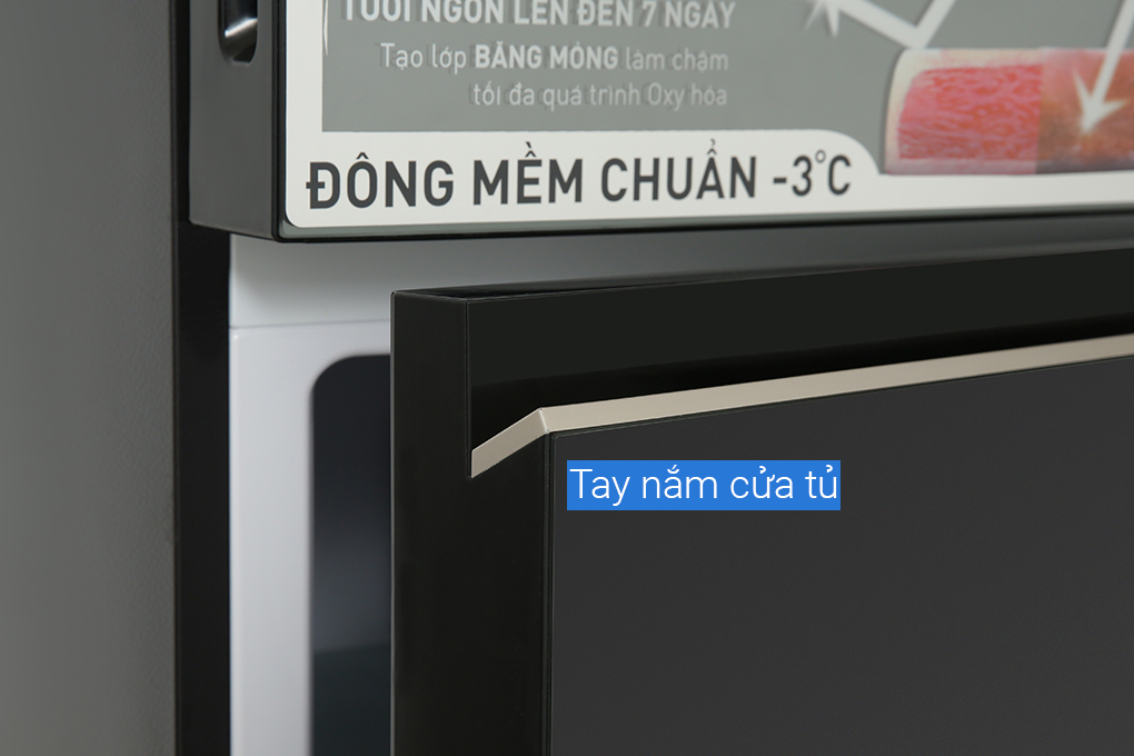 Tủ lạnh Panasonic Inverter 325 lít NR-BC361VGMV Màu Đen