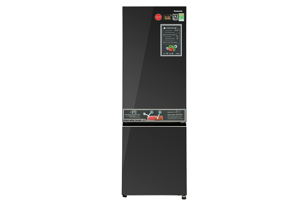 Tủ lạnh Panasonic Inverter 325 lít NR-BC361VGMV Màu Đen