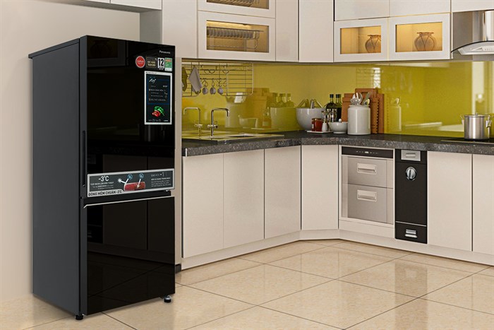 Tủ lạnh Panasonic Inverter 255 lít NR-BV281BGMV Màu Đen