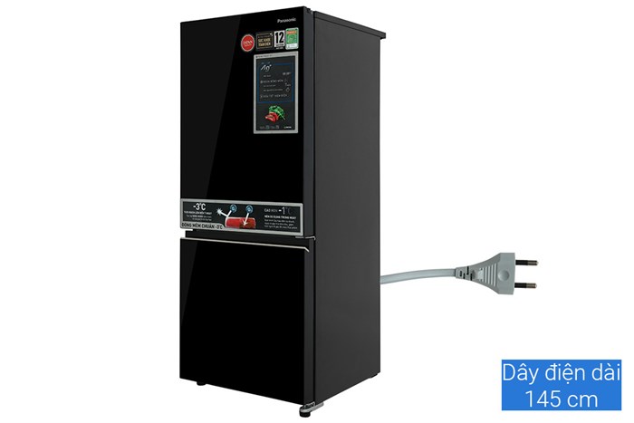 Tủ lạnh Panasonic Inverter 255 lít NR-BV281BGMV Màu Đen