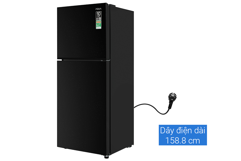 Tủ lạnh Aqua Inverter 189 lít AQR-T220FA(FB) Màu Đen
