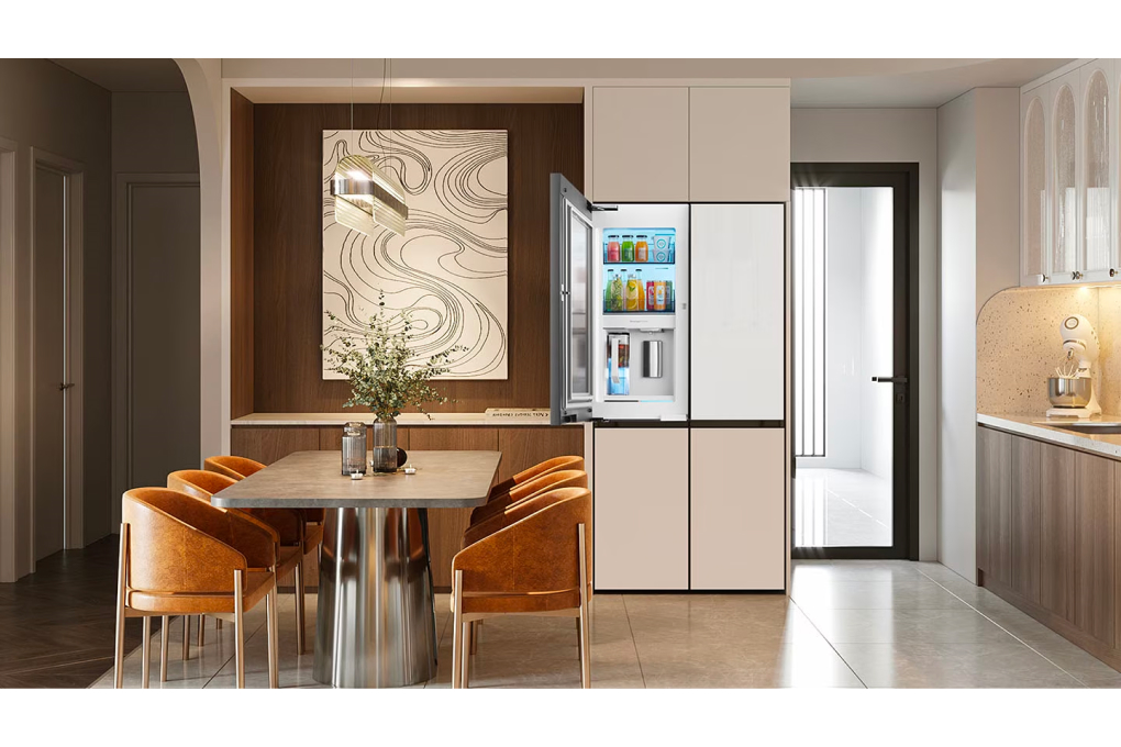 Tủ lạnh Samsung Inverter 648 lít Multi Door Bespoke Door-in-Door RF59CB66F8S/SV Màu Trắng