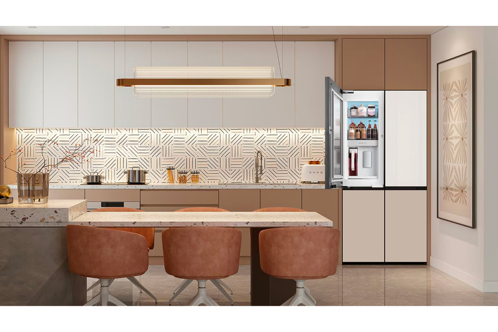 Tủ lạnh Samsung Inverter 648 lít Multi Door Bespoke Door-in-Door RF59CB66F8S/SV Màu Trắng