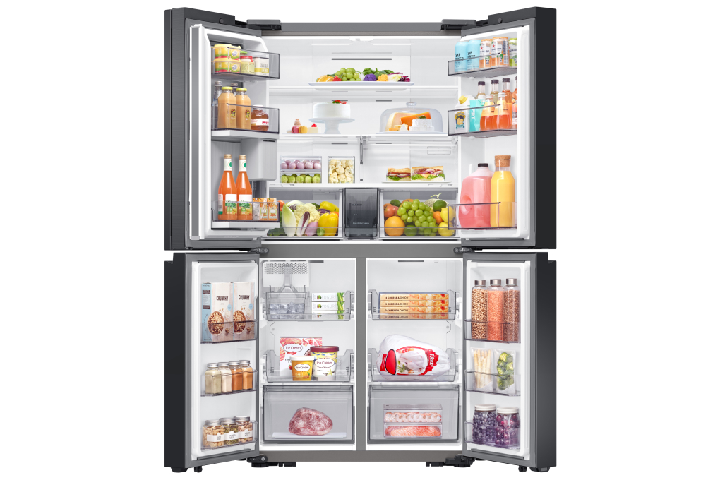 Tủ lạnh Samsung Inverter 648 lít Multi Door Bespoke Door-in-Door RF59CB66F8S/SV Màu Trắng